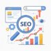 SEO nedir? Web siteleri için arama motoru optimizasyonu sürecini gösteren görsel